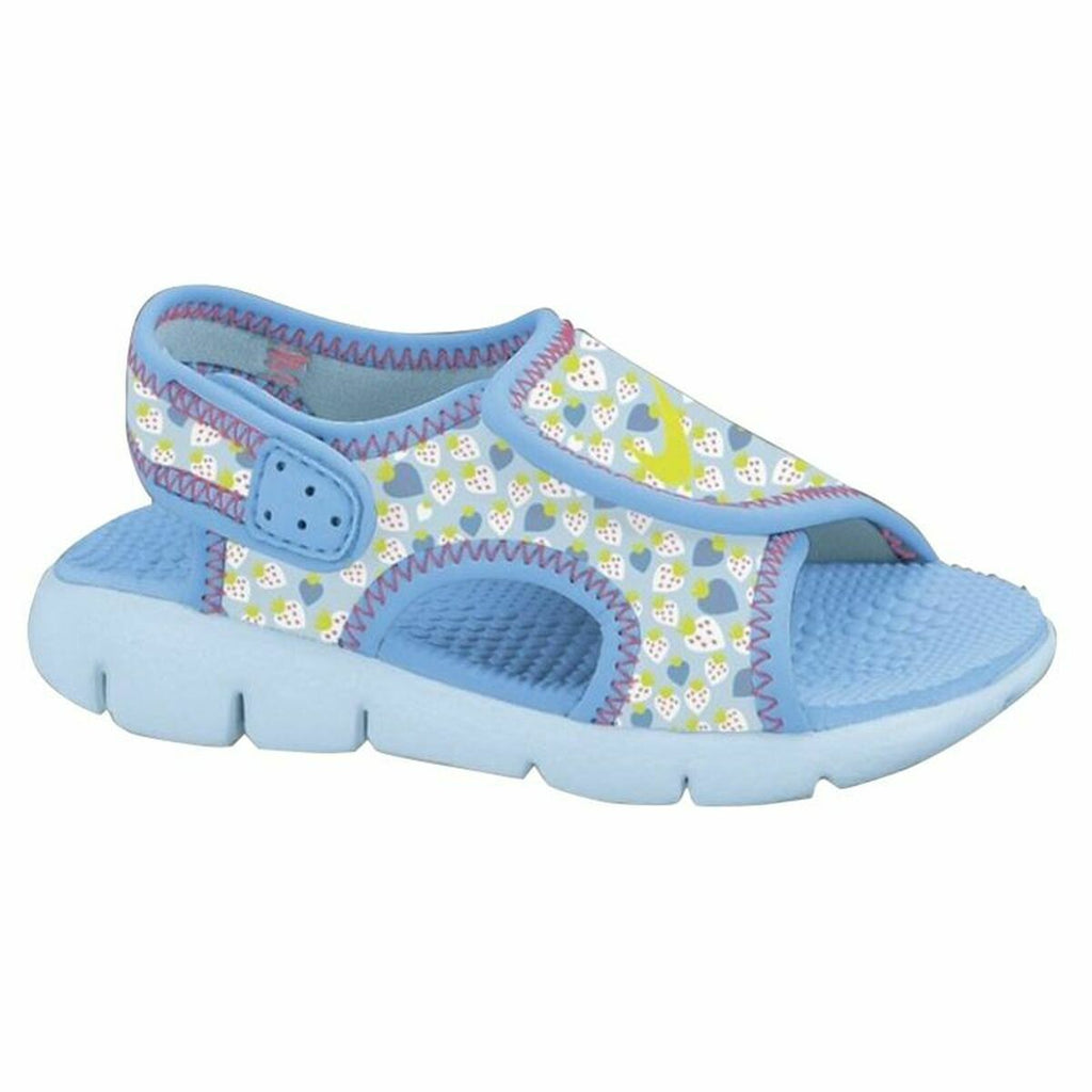 Nike Flip Flops for Children Sunay Adjust 4 Girls' Clothing - Blue von Nike | BYAG.
