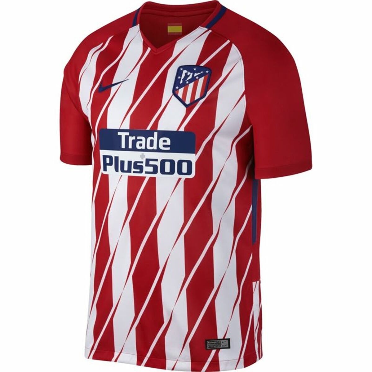 Nike Football Atlético De Madrid Home 17 19 Men's T-Shirt - Red, White von Nike | BYAG.