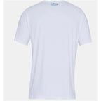 Men’s Short Sleeve T-Shirt Under Armour Fleece Big Logo White