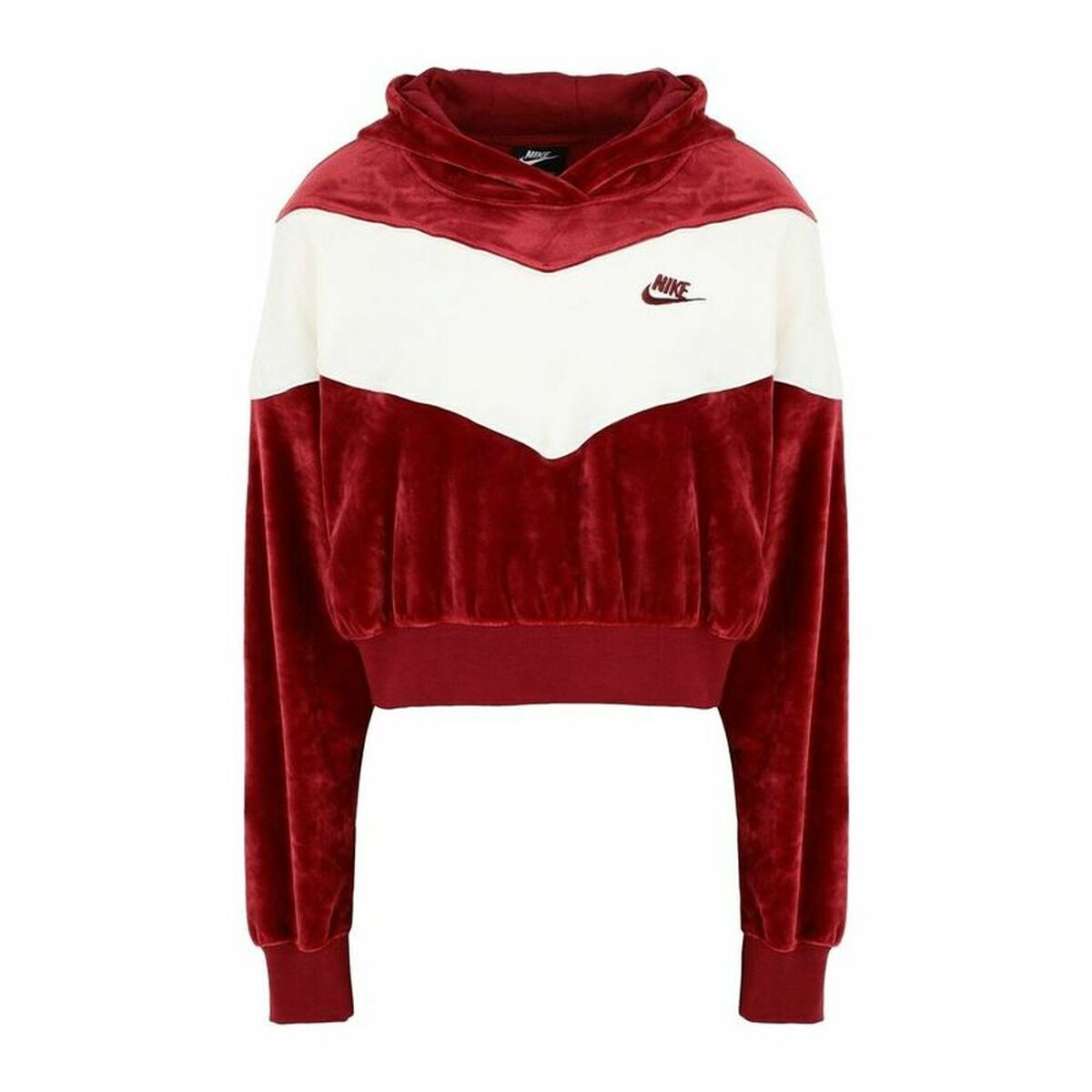 Nike Sportswear Heritage Women's Hoodie - Dark Red von Nike | BYAG.