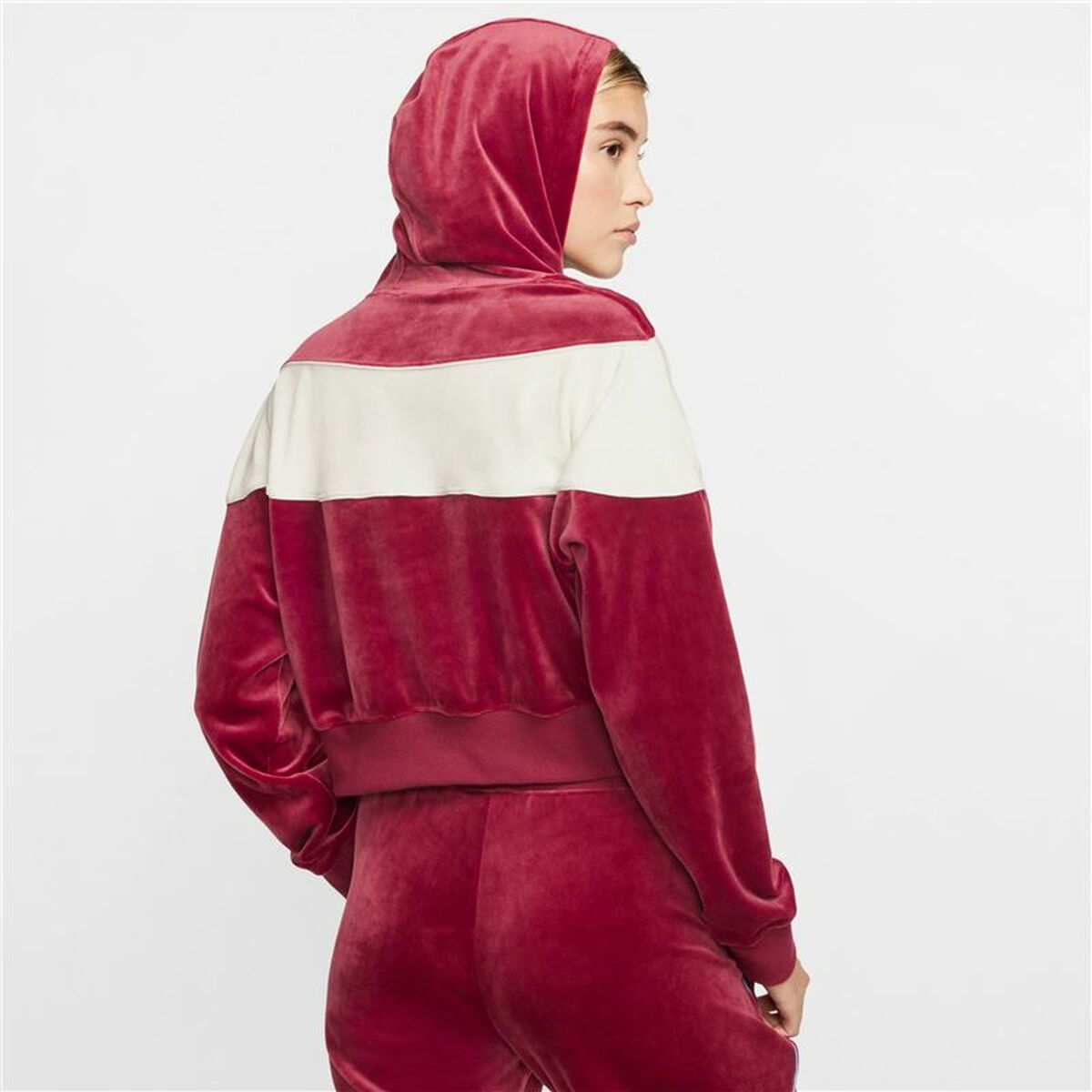 Nike Sportswear Heritage Women's Hoodie - Dark Red von Nike | BYAG.