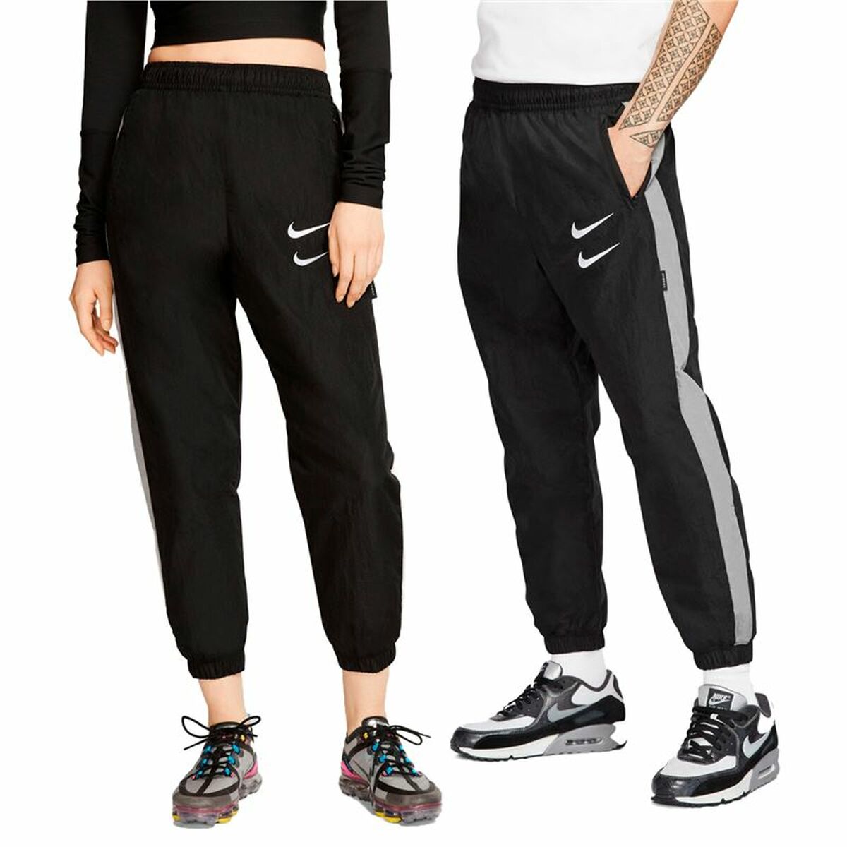 Nike Swoosh Kids' Track Pants - Black von Nike | BYAG.