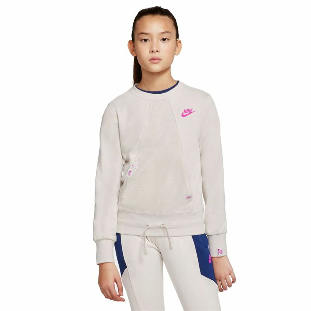 Nike Hoodless for Heritage Girls' Hoodie - Beige von Nike | BYAG.