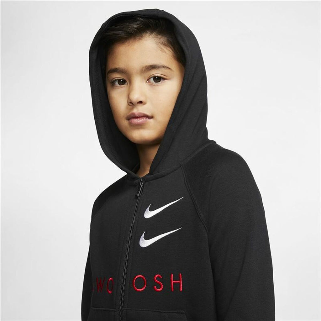 Nike Swoosh Boys' Jacket - Black von Nike | BYAG.