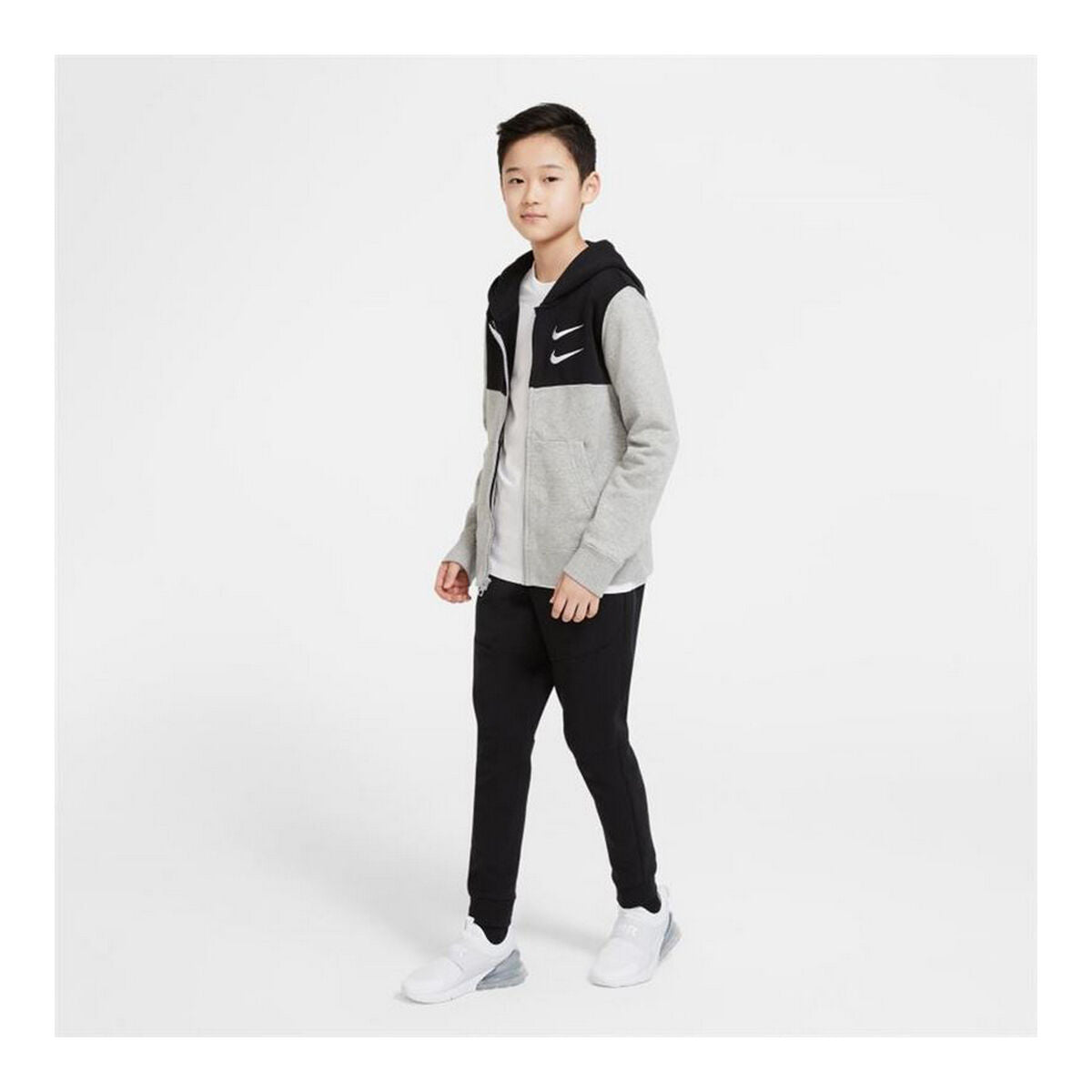 Nike Swoosh Kids' Jacket - Dark Grey von Nike | BYAG.