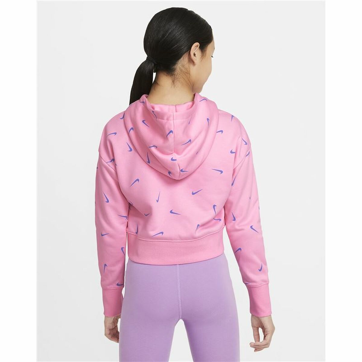 Nike Print Girls' Hoodie - Pink von Nike | BYAG.