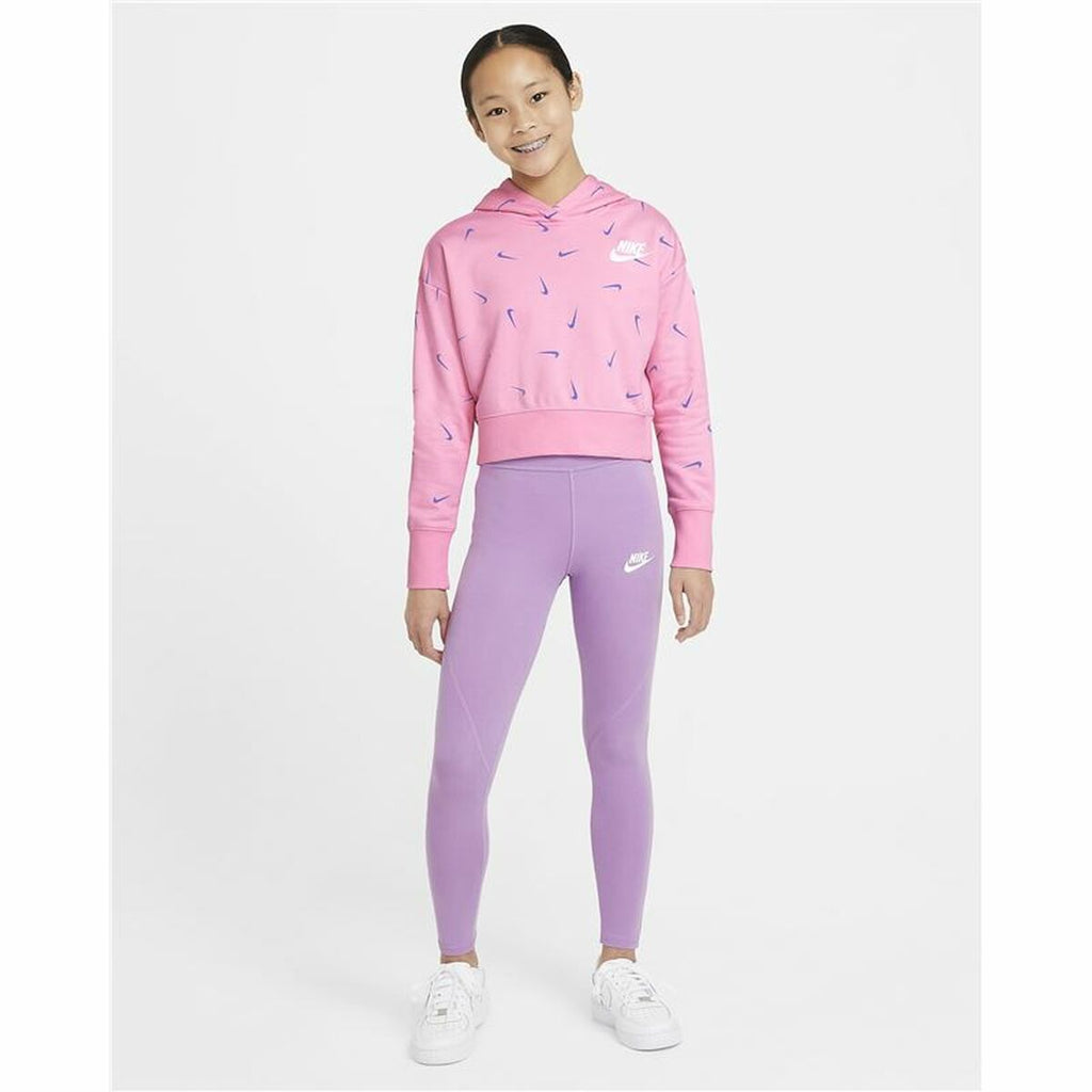 Nike Print Girls' Hoodie - Pink von Nike | BYAG.