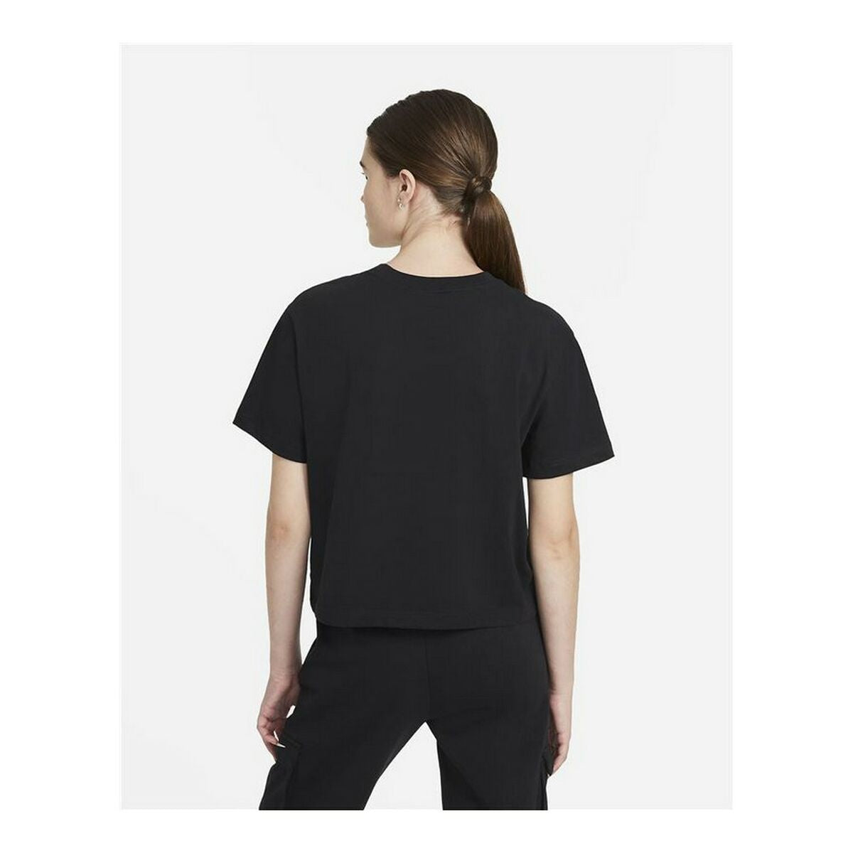 Nike Sportswear Swoosh Women's T-Shirt - Black von Nike | BYAG.