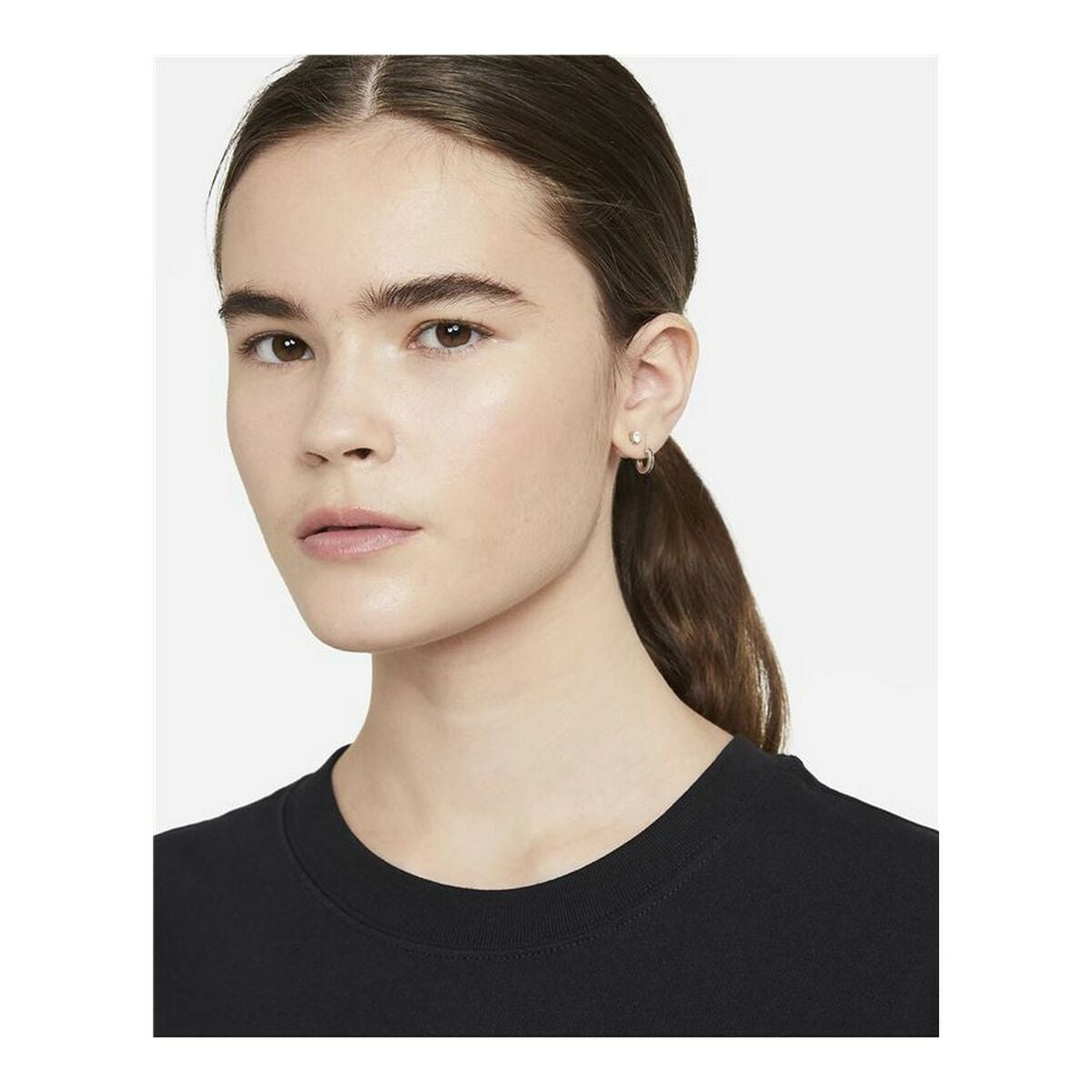 Nike Sportswear Swoosh Women's T-Shirt - Black von Nike | BYAG.