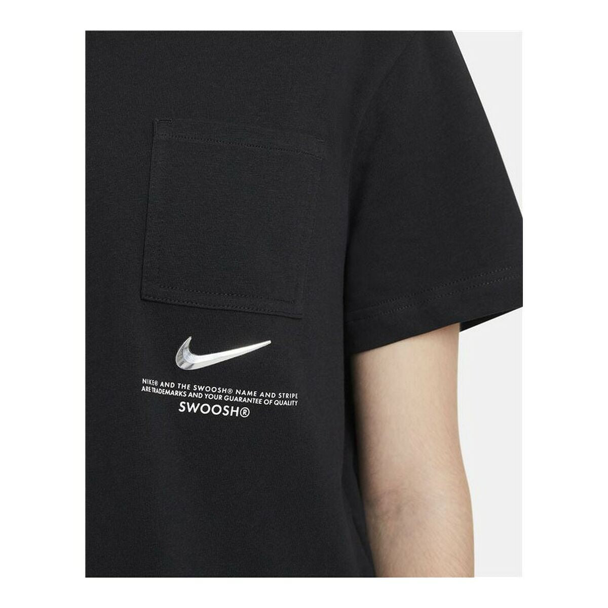 Nike Sportswear Swoosh Women's T-Shirt - Black von Nike | BYAG.