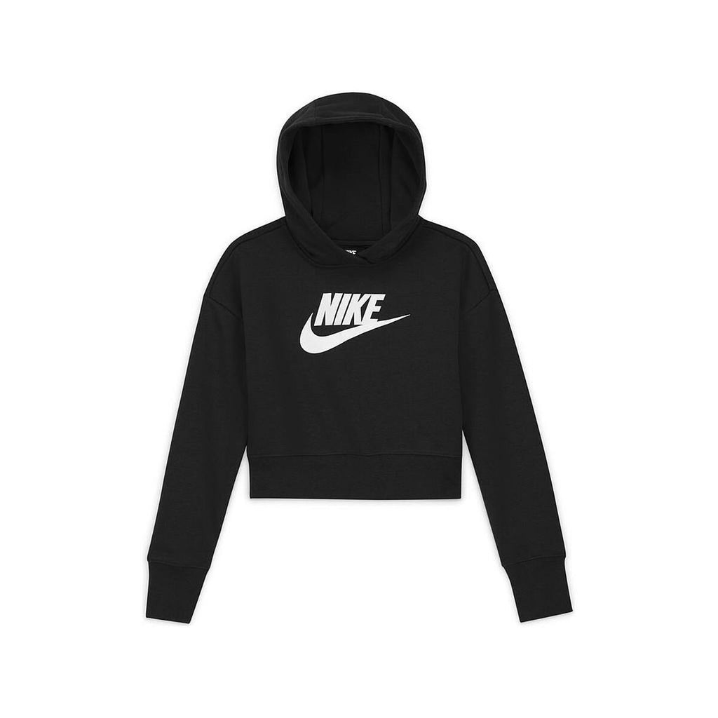 Nike Sportswear Club Girls' Hoodie - Black von Nike | BYAG.