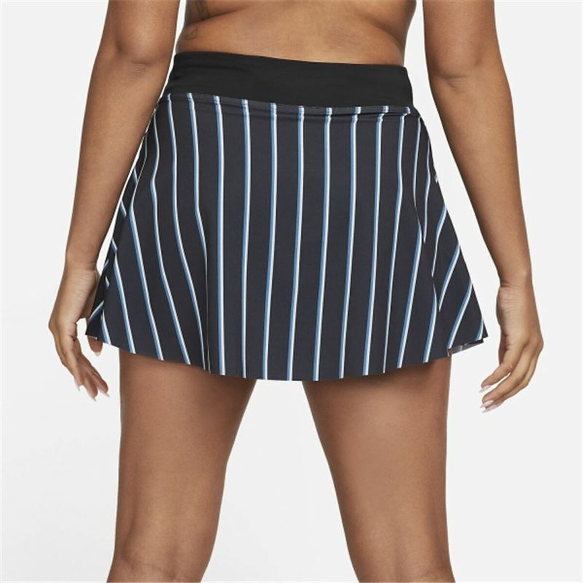 Nike Tennis Skirt Club Stripes Women's Skirt - Black von Nike | BYAG.