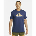 Nike Short-sleeve Pro Dri-FIT Men's T-Shirt - Blue von Nike | BYAG.