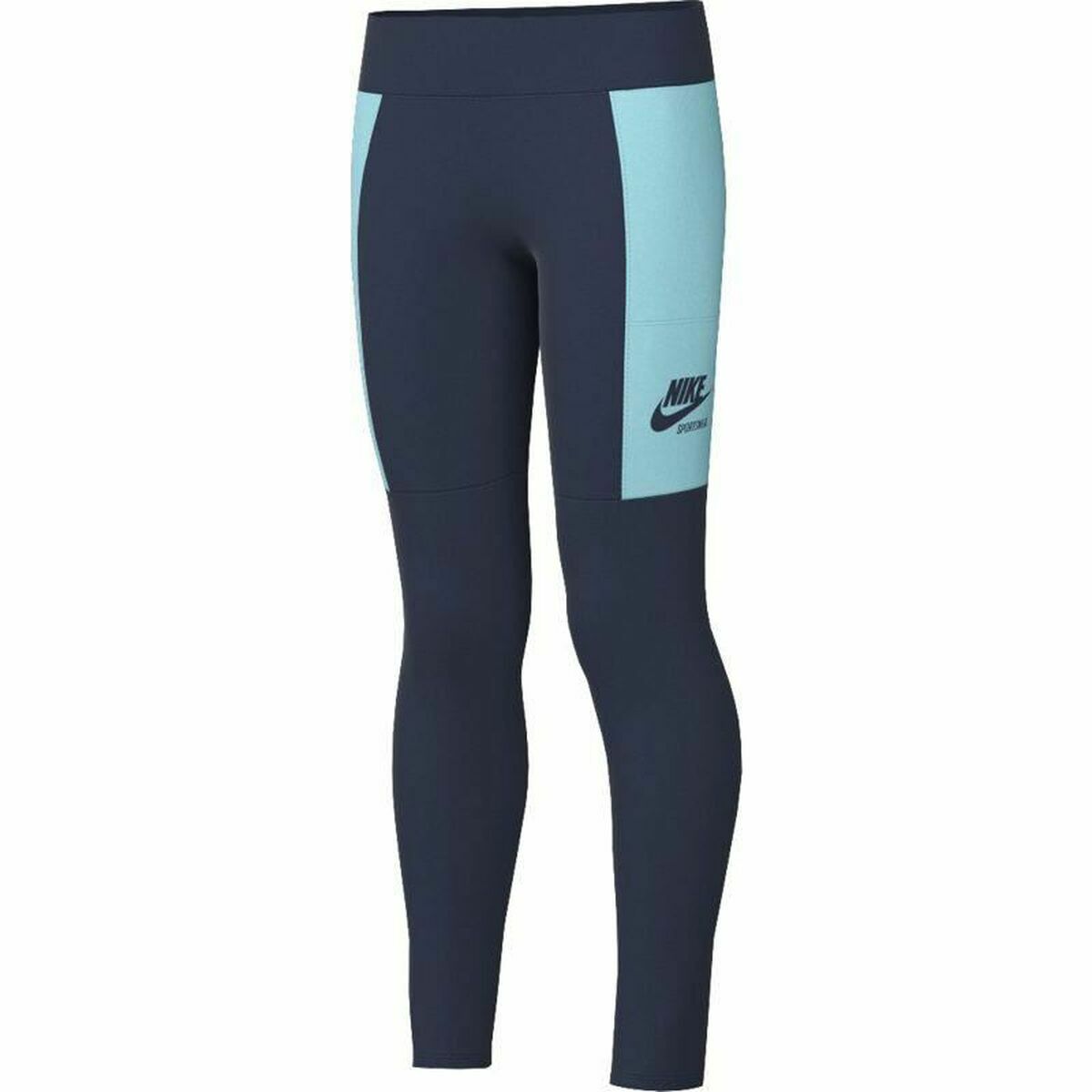 Nike For Children Sportswear Heritage Girls' Leggings - Blue von Nike | BYAG.