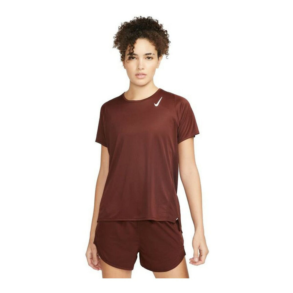 Nike Short-sleeve Dri-FIT Race Women's T-Shirt - Brown von Nike | BYAG.