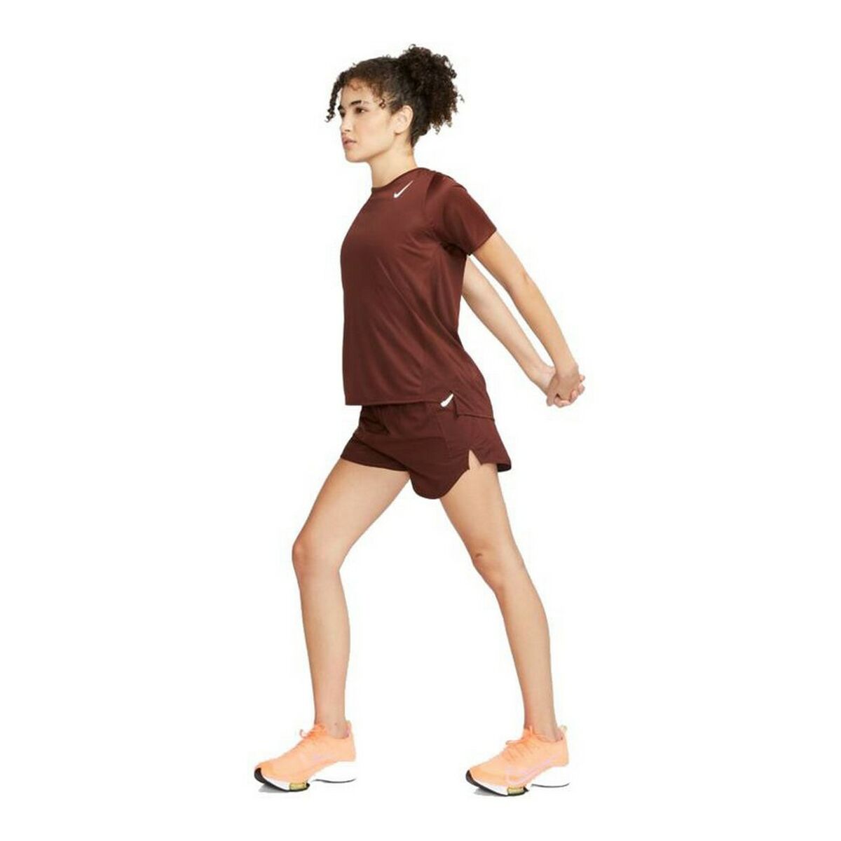 Nike Short-sleeve Dri-FIT Race Women's T-Shirt - Brown von Nike | BYAG.