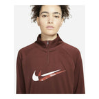 Nike Dri-FIT Swoosh Run Women's T-Shirt - Brown von Nike | BYAG.