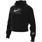 Nike Air FT Crop Kids' Hoodie - Black von Nike | BYAG.