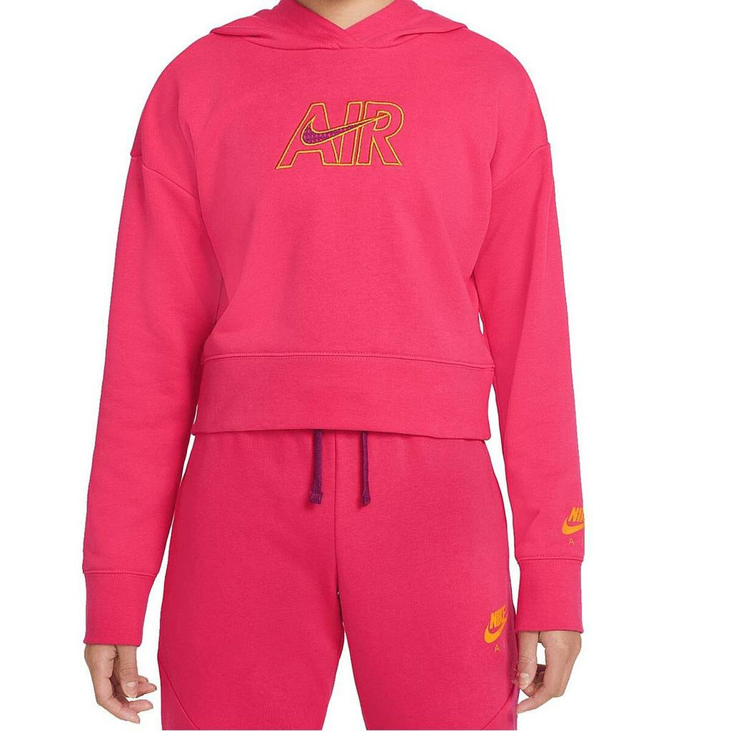 Nike Crop Kids' Hoodie - Pink, White von Nike | BYAG.