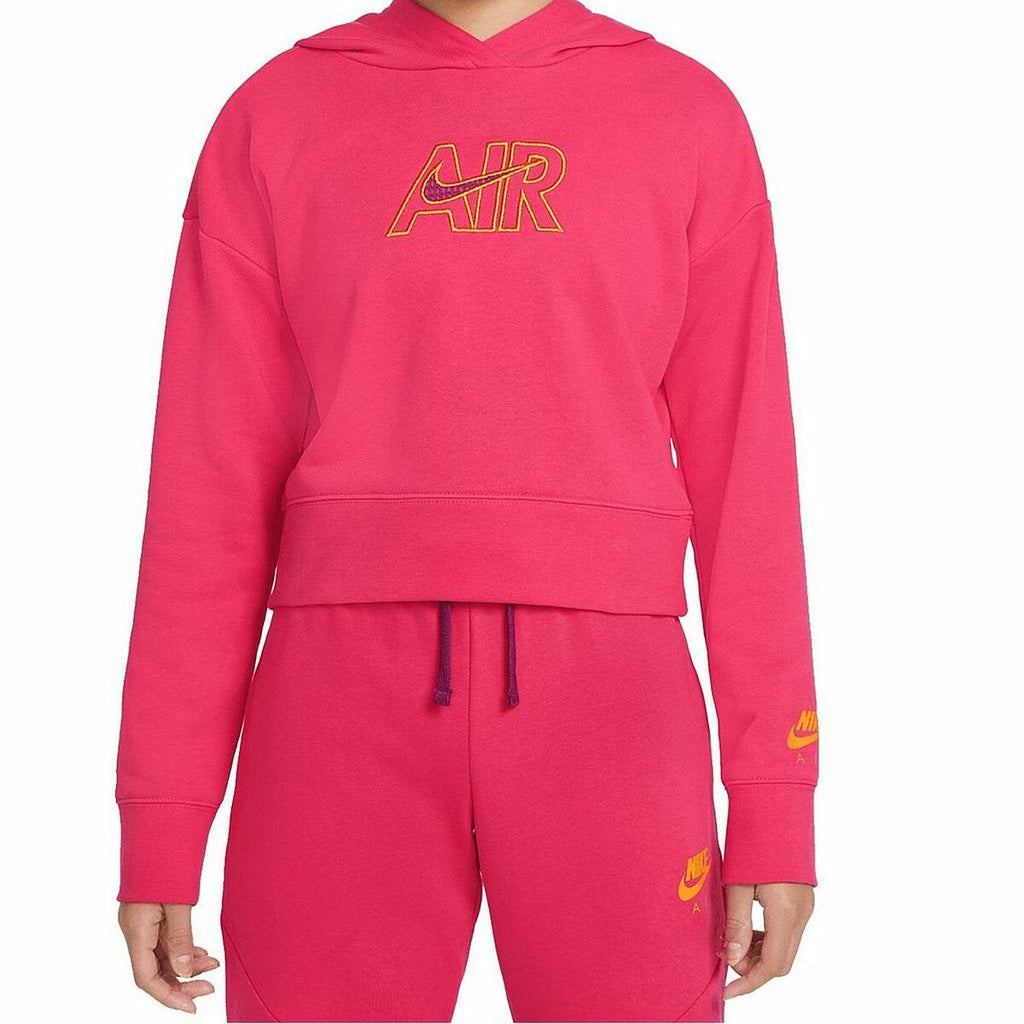Nike Crop Kids' Hoodie - Pink, White von Nike | BYAG.
