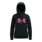 Hooded Sweatshirt for Girls Under Armour Fleece Logo Black