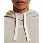 Women’s Hoodie Under Armour Rival Fleece Beige