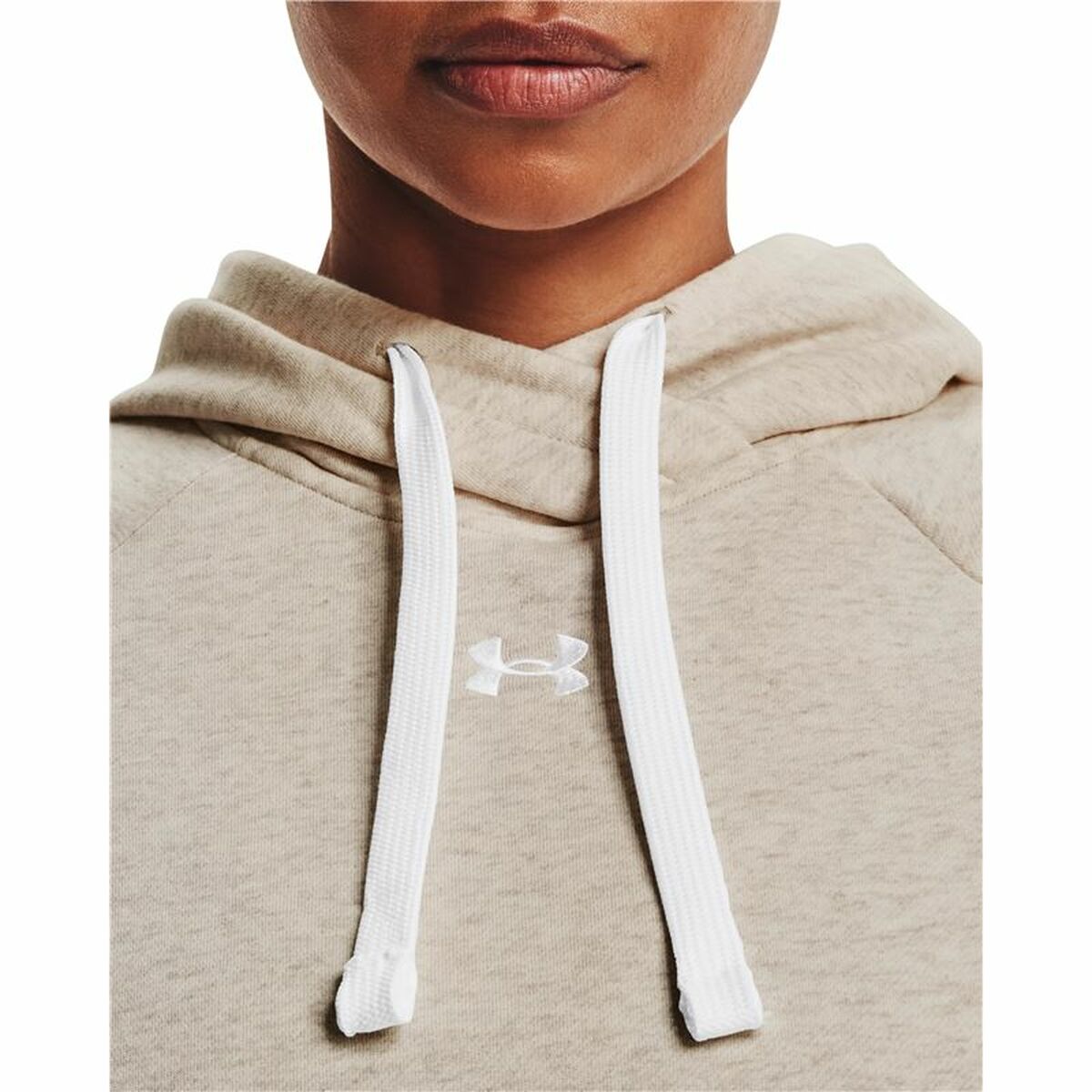 Women’s Hoodie Under Armour Rival Fleece Beige