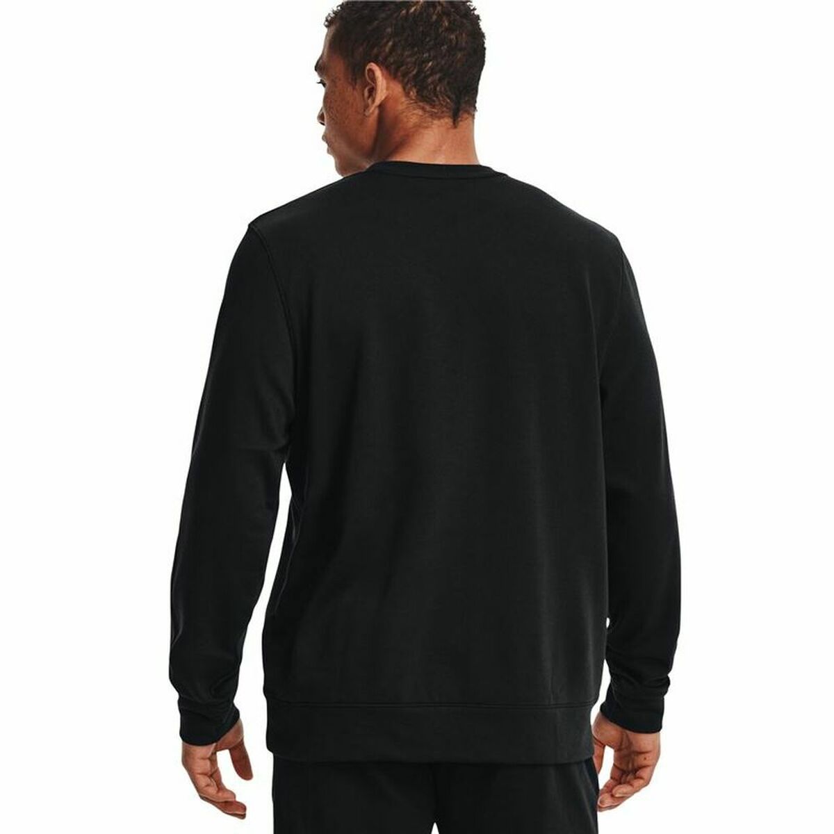 Under Armour Herren Langarm T-Shirt Logo Crew Schwarz – Produktansicht 11