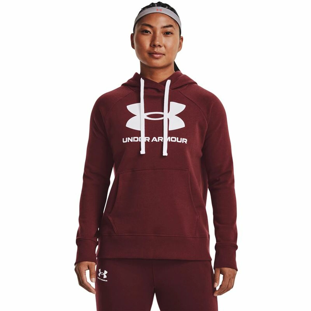 Women’s Hoodie Under Armour Rival Fleece Maroon