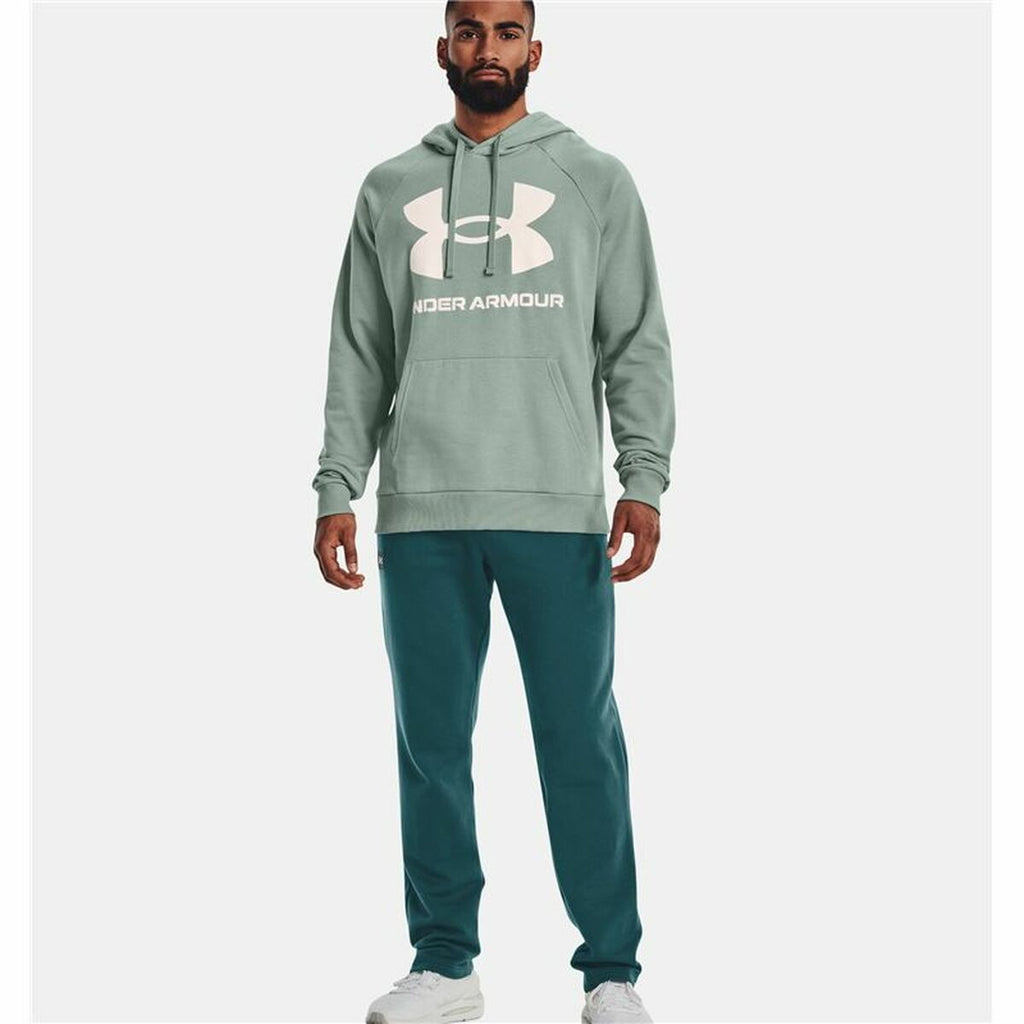 Men’s Hoodie Under Armour Rival Big Logo Green