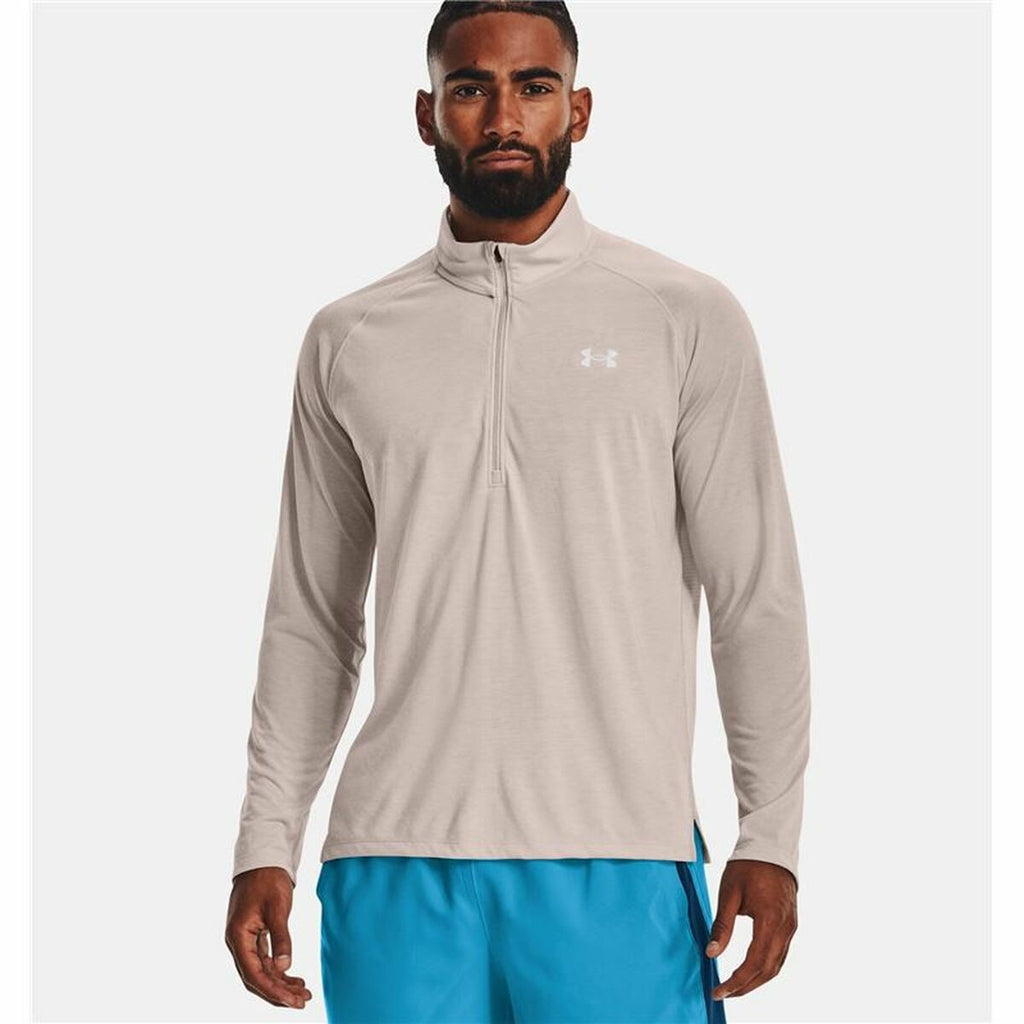 Under Armour Herren-Langarm-T-Shirt Streaker Run Beige – Produktansicht 3