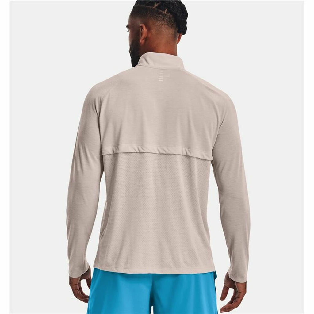 Under Armour Herren-Langarm-T-Shirt Streaker Run Beige – Produktansicht 4