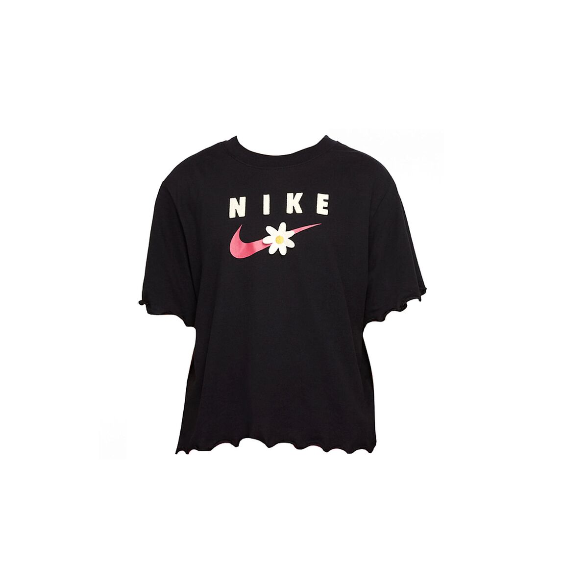 Nike T-Shirt Energy Boxy Frilly Girls' T-Shirt - Black von Nike | BYAG.