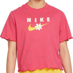 Nike Energy Boxy Frilly Girls' T-Shirt - Pink von Nike | BYAG.
