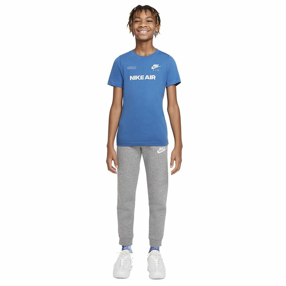 Nike Air Boys' T-Shirt - Blue von Nike | BYAG.