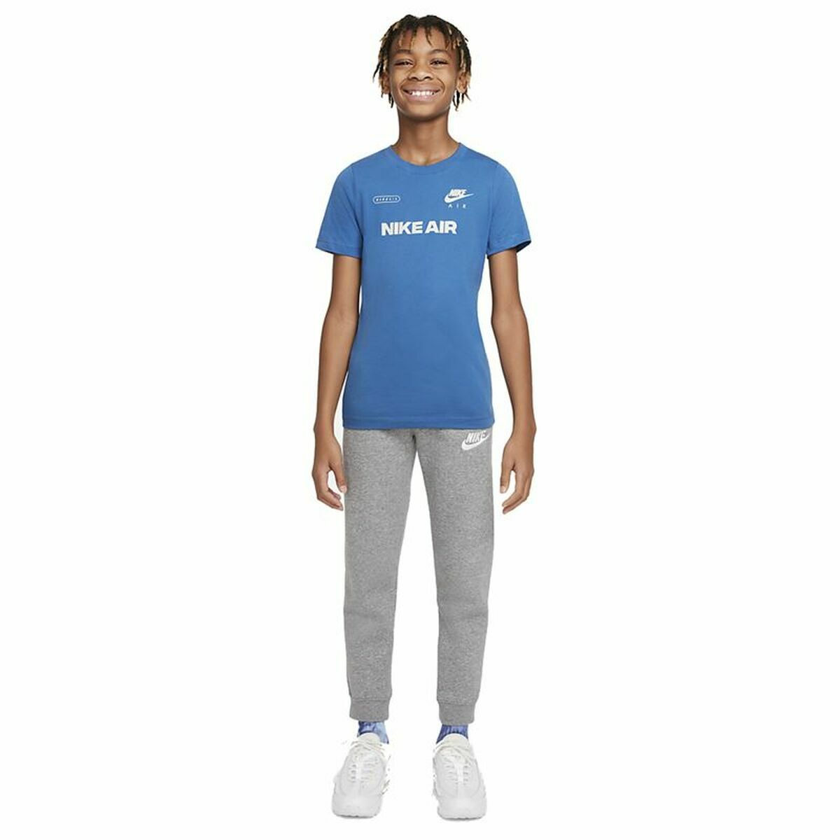 Nike Air Boys' T-Shirt - Blue von Nike | BYAG.