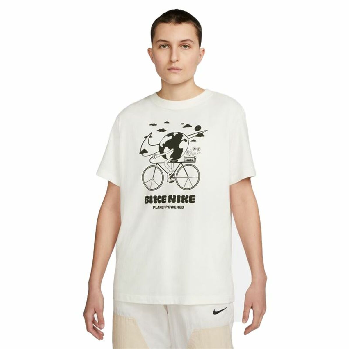 Nike Bike Men's T-Shirt - White von Nike | BYAG.