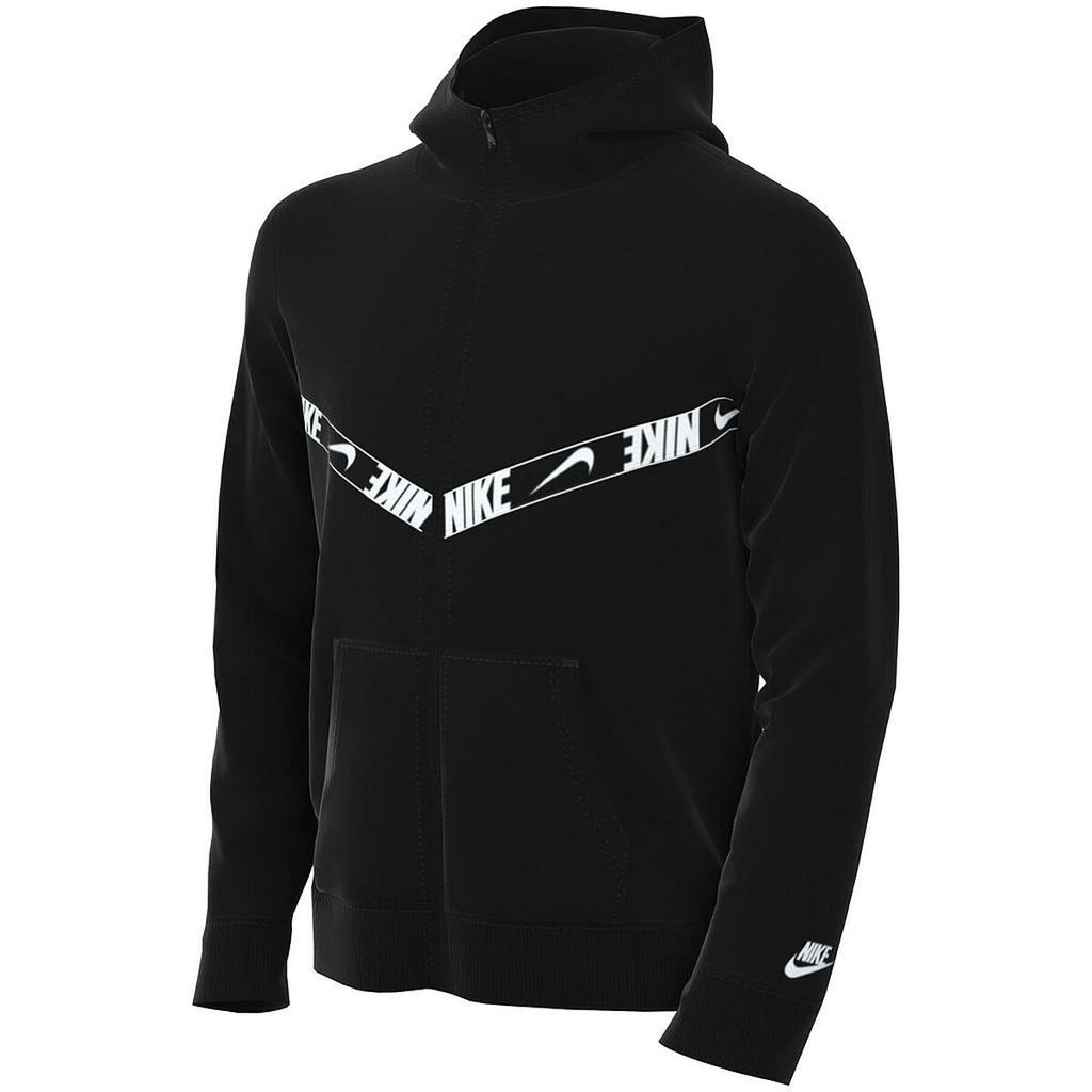 Nike Repeat PK FZ Kids' Hoodie - Black von Nike | BYAG.