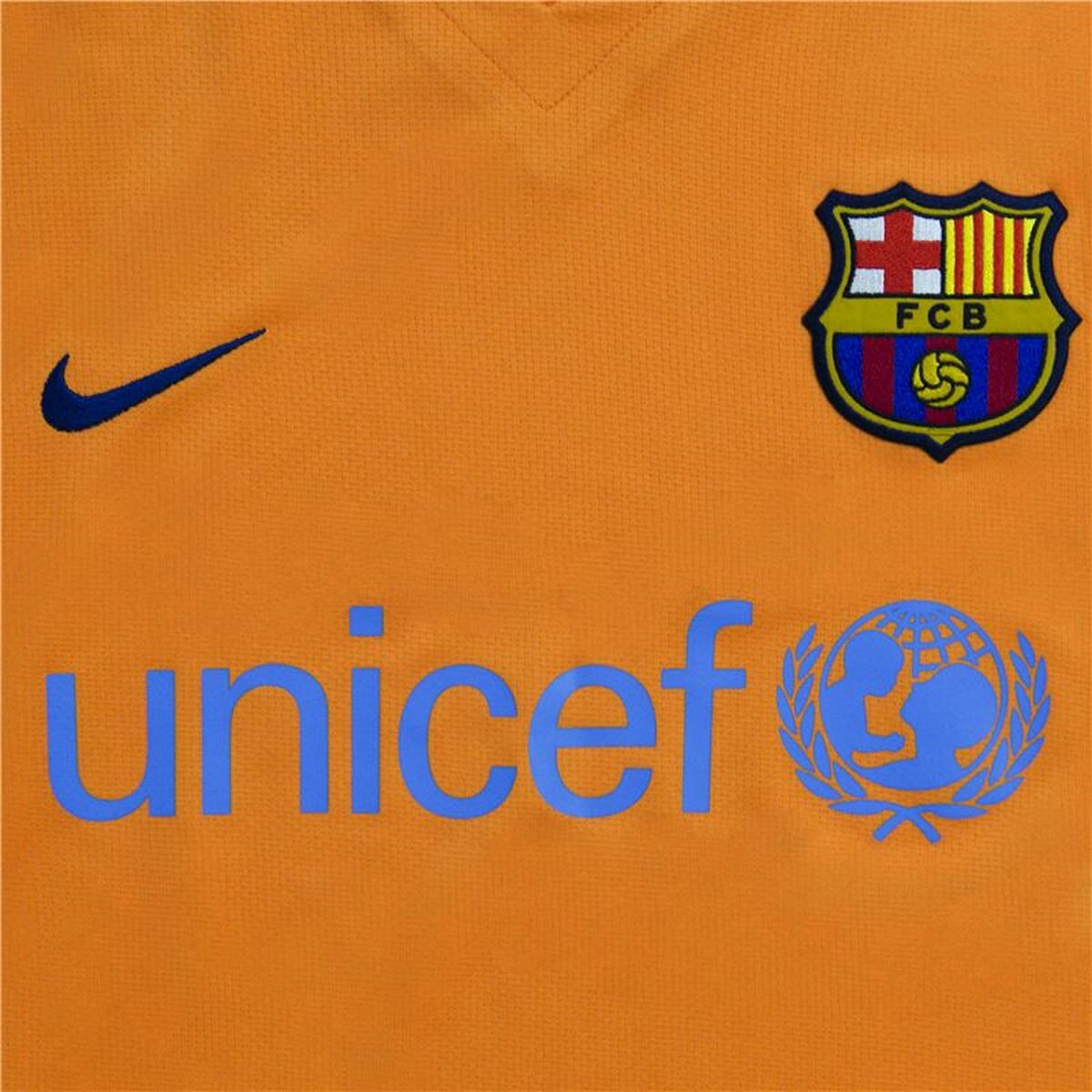 Nike Football Futbol Club Barcelona 07-08 Away (third Kit) Men's T-Shirt - Orange von Nike | BYAG.