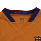 Nike Football Futbol Club Barcelona 07-08 Away (third Kit) Men's T-Shirt - Orange von Nike | BYAG.