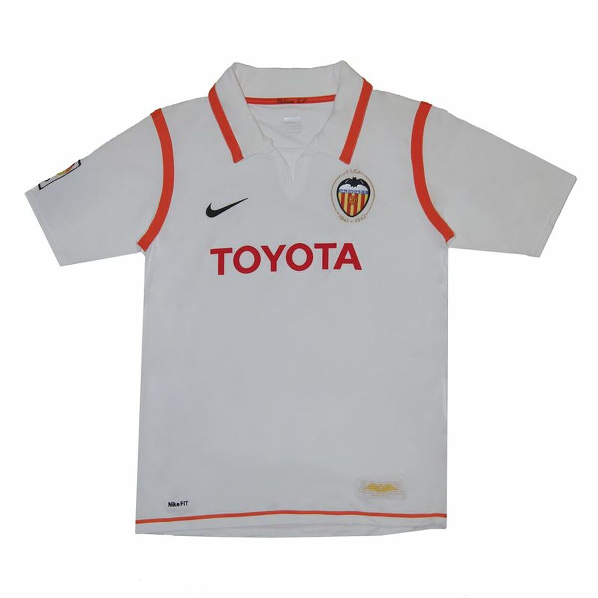 Nike Short-sleeved Valencia CF 08 09 Home Boys' Shirt - White von Nike | BYAG.