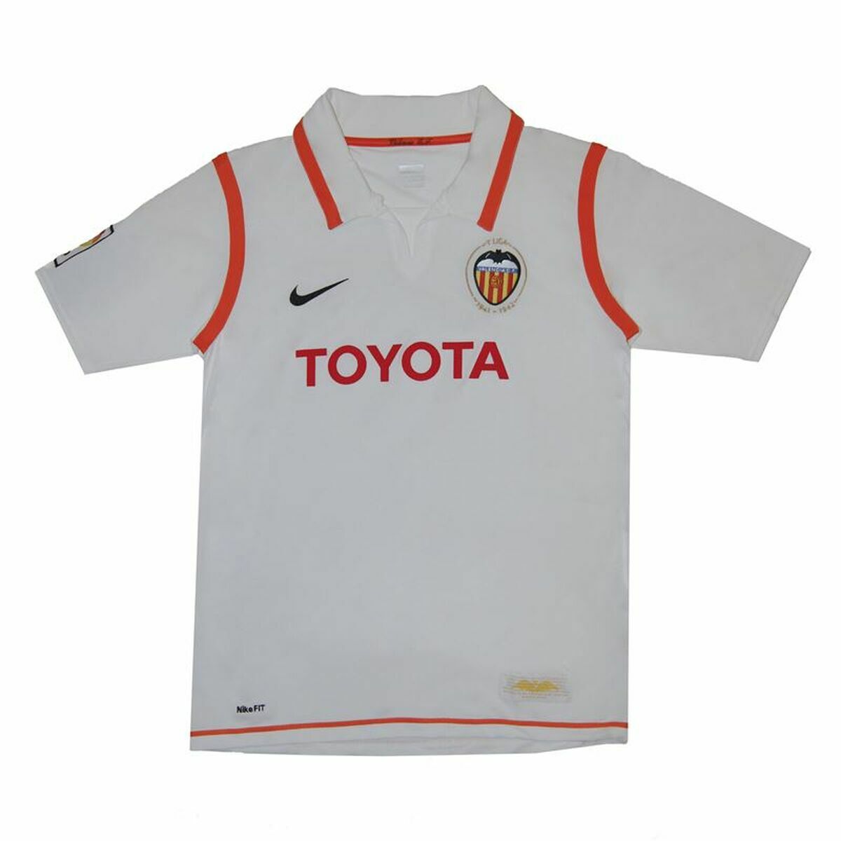 Nike Short-sleeved Valencia CF 08 09 Home Boys' Shirt - White von Nike | BYAG.