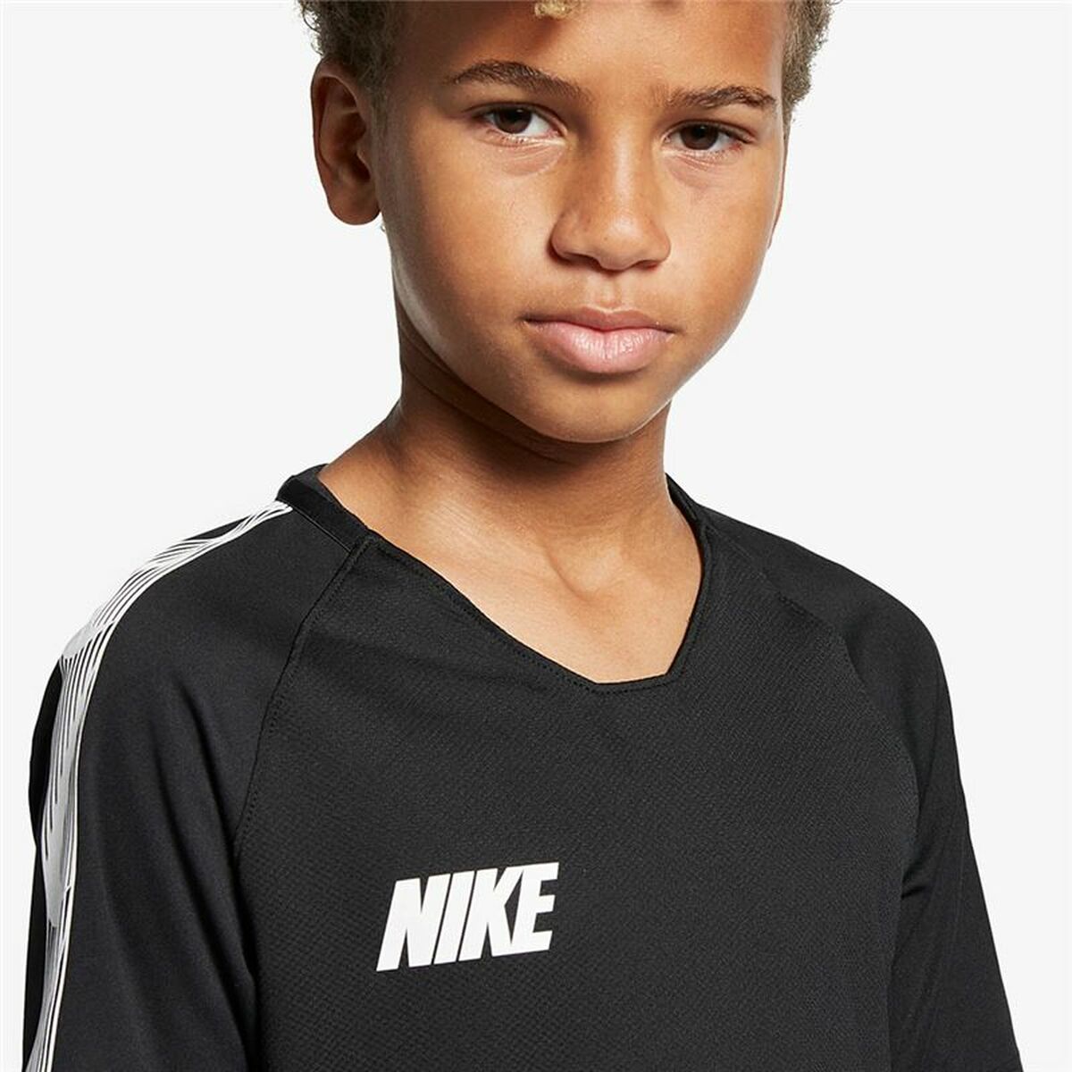 Nike Breathe Dri-FIT Squad Boys' T-Shirt - Black von Nike | BYAG.