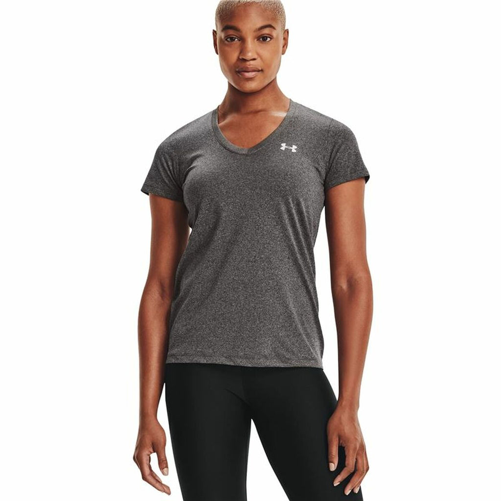 Women’s Short Sleeve T-Shirt Under Armour Tech SSV Grey