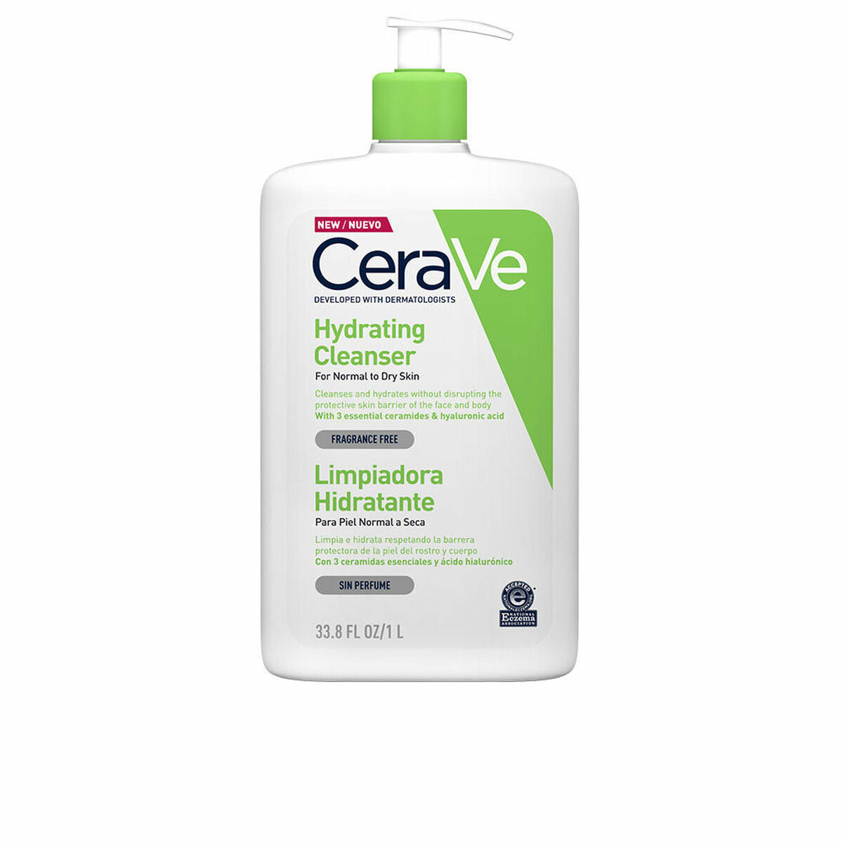 CeraVe Gesichtsreinigung Gel Hydrating Cleanser 1 L – Produktansicht 1