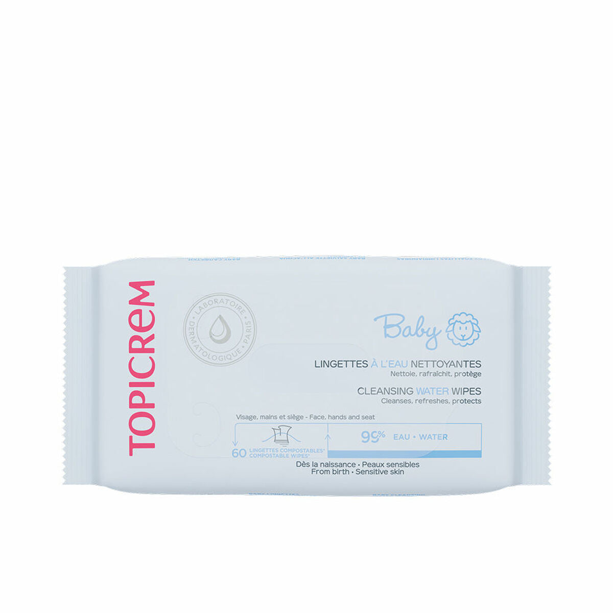 Topicrem Moist Wipes Baby – Produktansicht 1