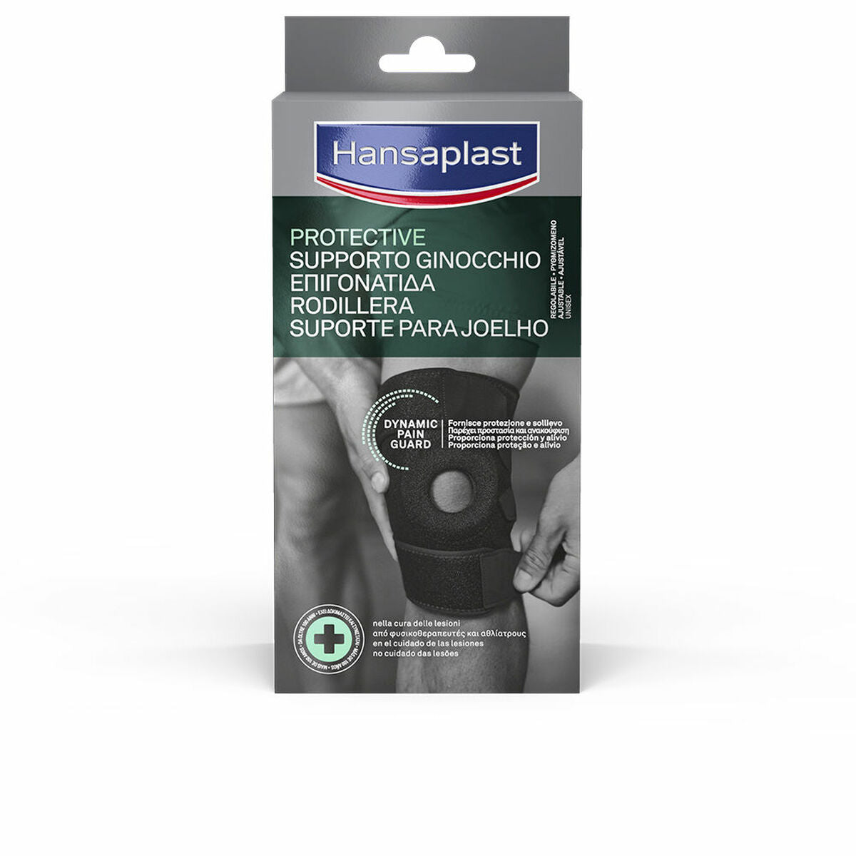 Hansaplast Knee Pad Dynamic Pain Guard Schwarz – Produktansicht 1