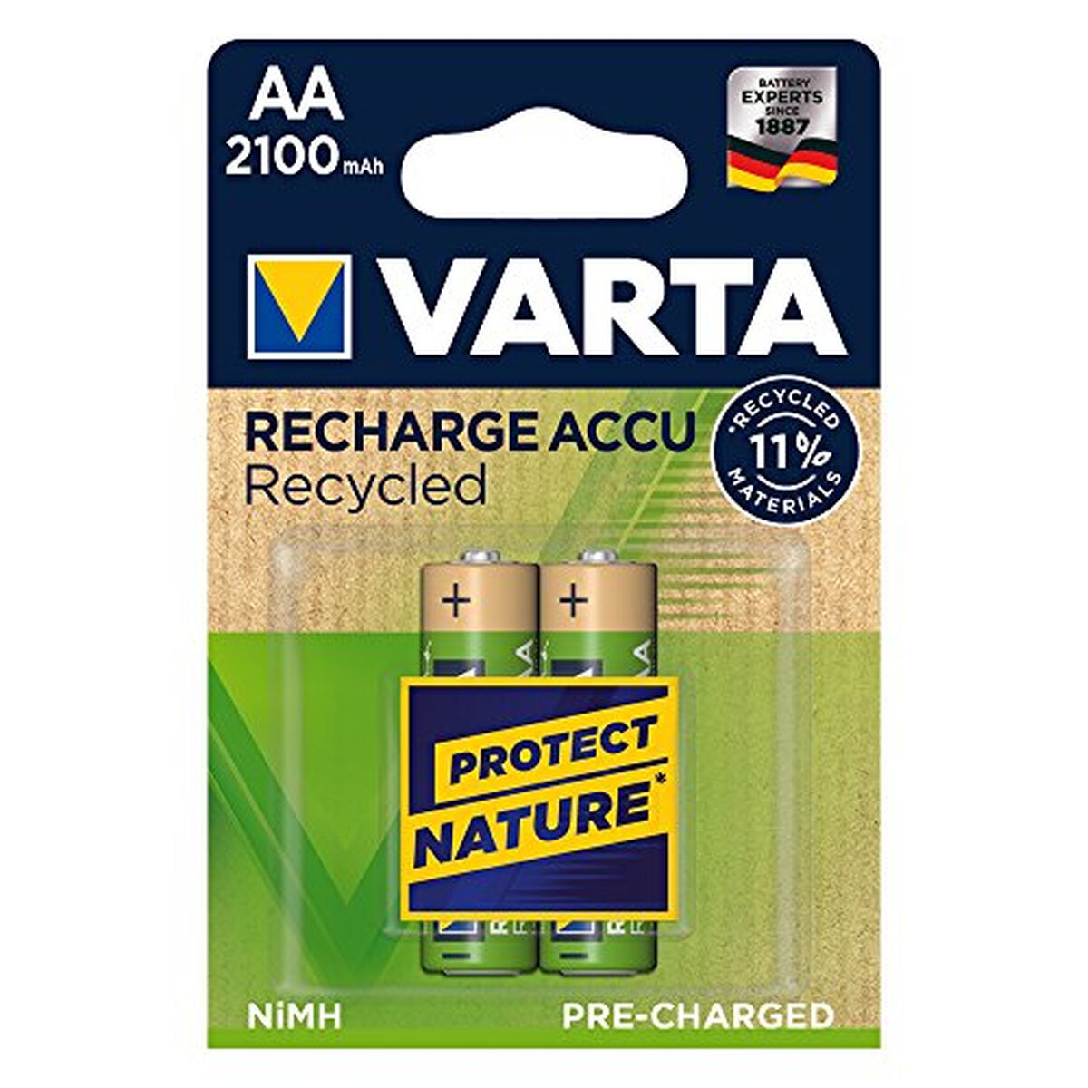 Varta Wiederaufladbar Batteries 56816 2100 mAh 1 V AA – Produktansicht 1