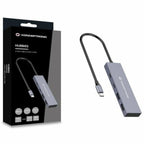 Conceptronic USB USB-Hub HUBBIES13G Grau – Ansicht 2