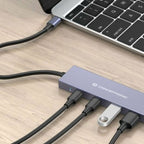 Conceptronic USB USB-Hub HUBBIES13G Grau – Ansicht 5